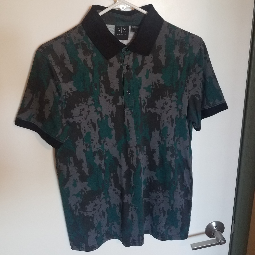 Armani Exchange Polo Camo Shirt